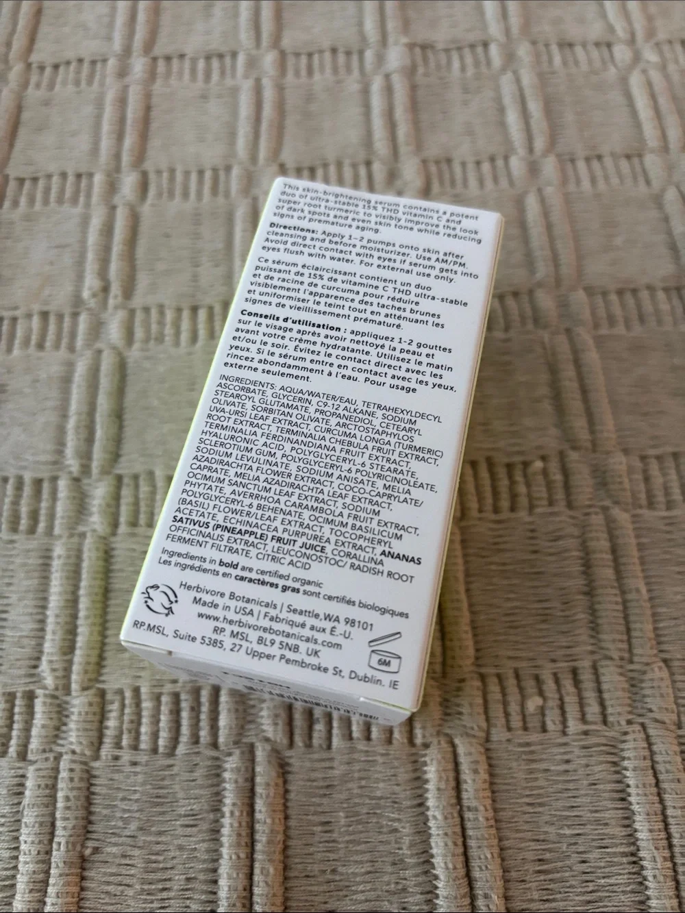 HERBIVORE Nova Vitamin C & Turmeric Brightening Serum